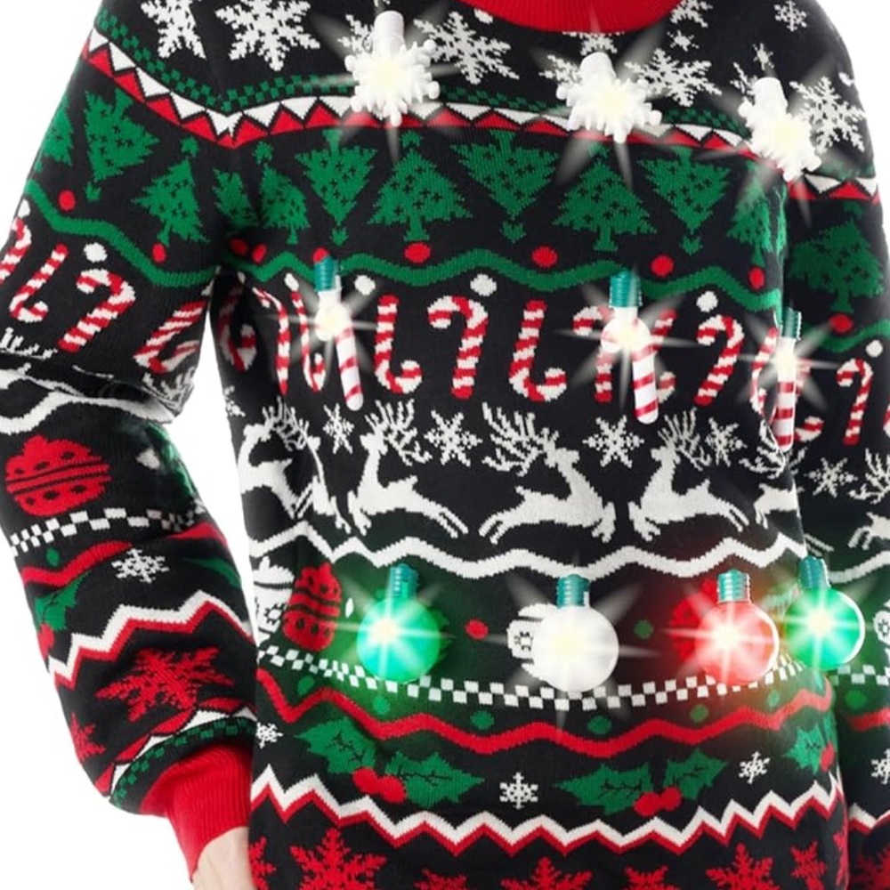 Ugly, Funny Christmas Sweater That Lights Up